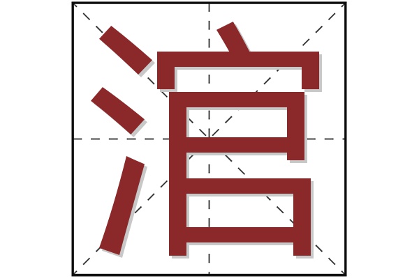 涫字