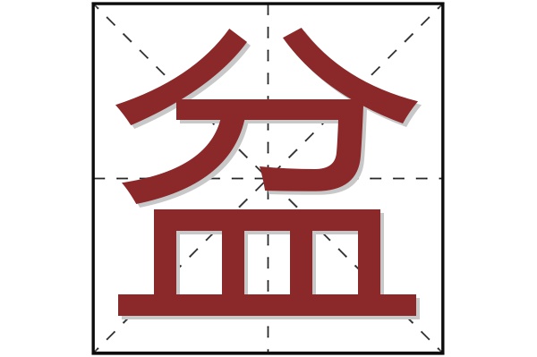盆字