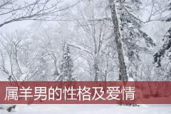 属羊男的性格及爱情